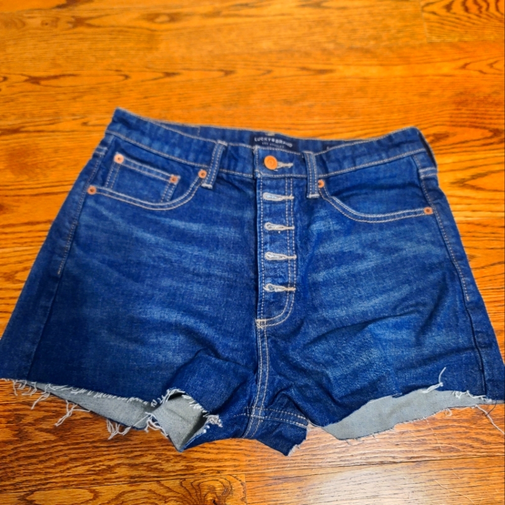 Lucky Brand High Waisted Jean Shorts